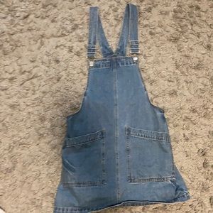 Forever 21 jean overall dress